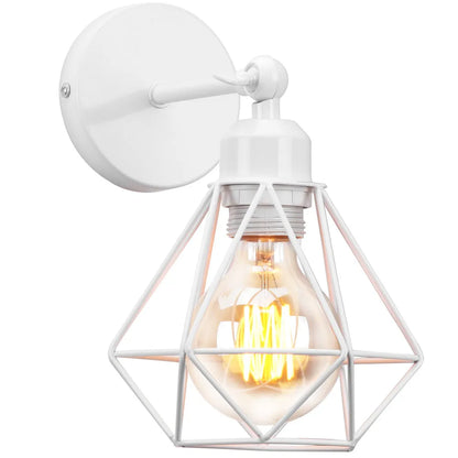 Decorbites™ verstellbare industrielle Vintage-Wandleuchte Eisenkäfig-Wandleuchte für Nachttisch & Badezimmer