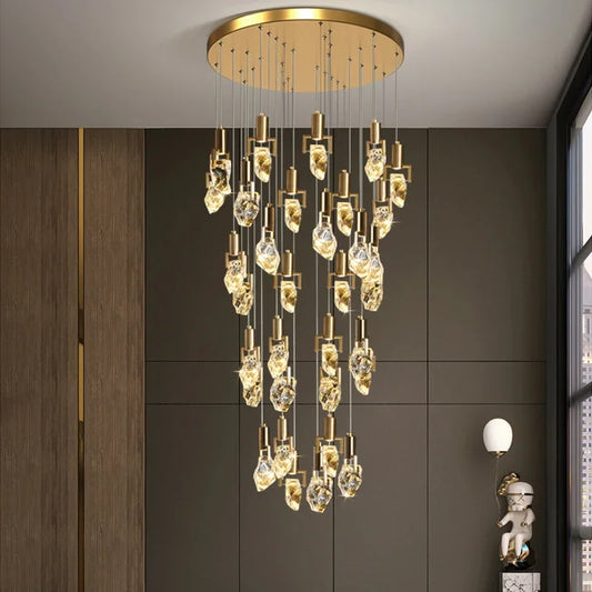 Decorbites™ Elegante Diamantkristall-Lüster LED-Leuchten Gold-Home-Dekoration