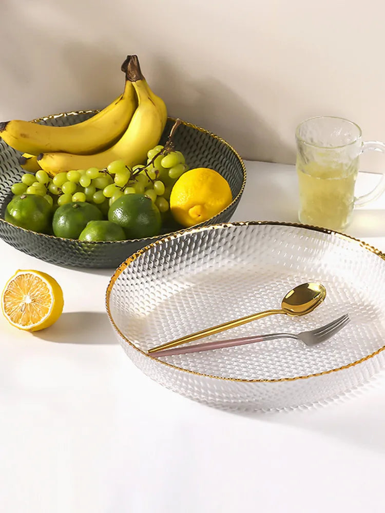 Decorbites™ Glasobstteller und Snackaufbewahrungsteller für das Wohnzimmer