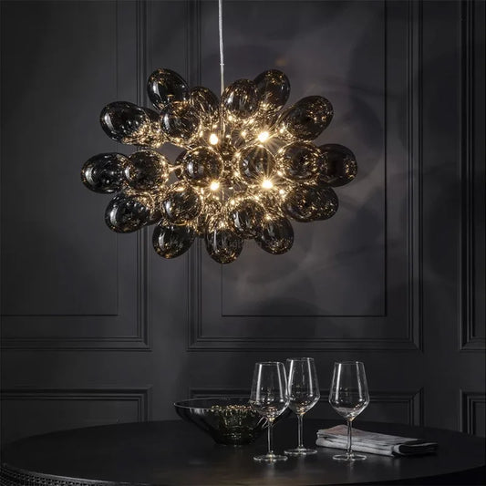 Decorbites™ Kristall-Trauben-Kronleuchter: Elegante Hängebeleuchtung für Wohnzimmer, Esszimmer und Schlafzimmer