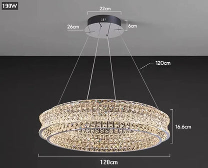 Decorbites™ K9-Kristall-Luxus-Lüster für Restaurant Bar Hotel LED-Lampen