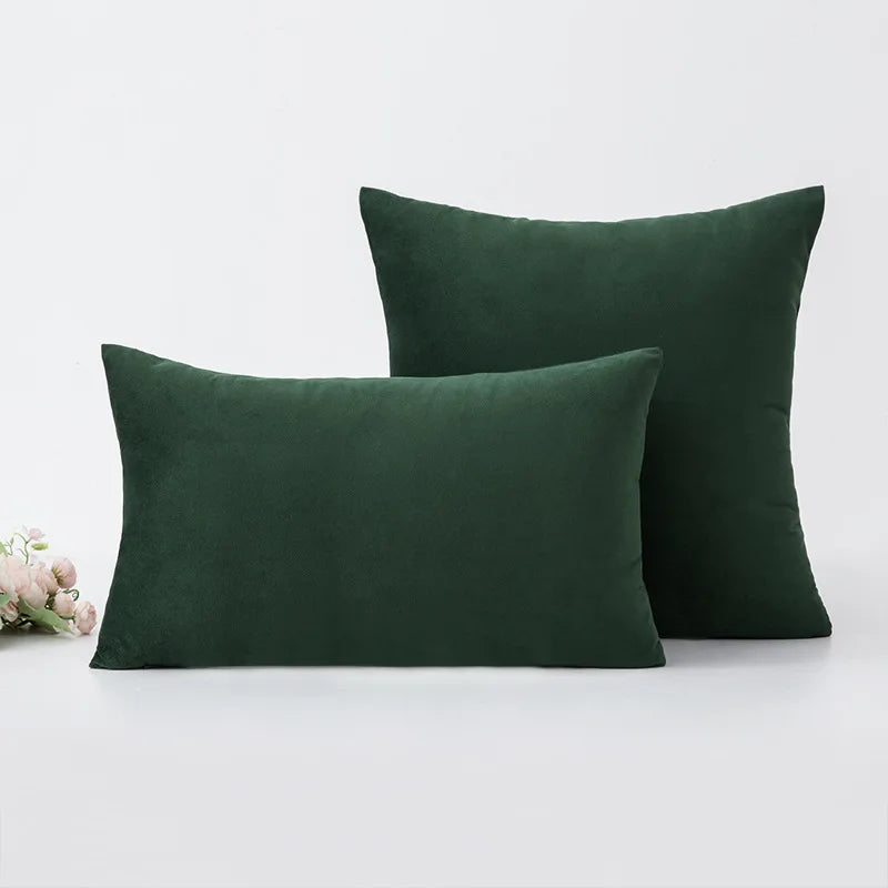 Decorbites™ Grüner Kaffee Geometrisches Tuft-Fransen Kissenbezug - Modern Minimalistischer Bestickter Bezug