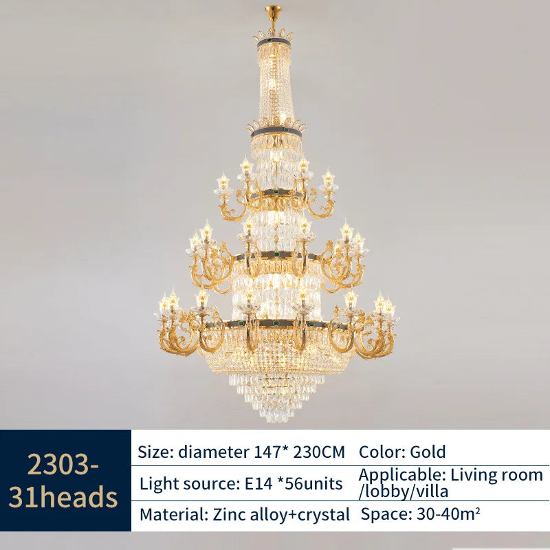 Decorbites™ Kristall-Esszimmer-Lüster – Elegante Zinklegierung Kerzenlampe