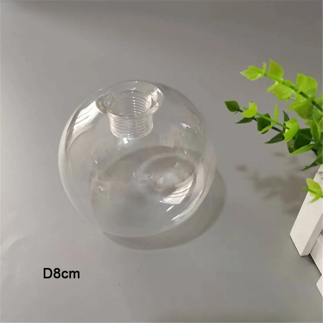 Decorbites™ Klar-Glas-Pendent-Lampenschirm mit 2,2 cm Gewinde für Kronleuchter & Hängeleuchten