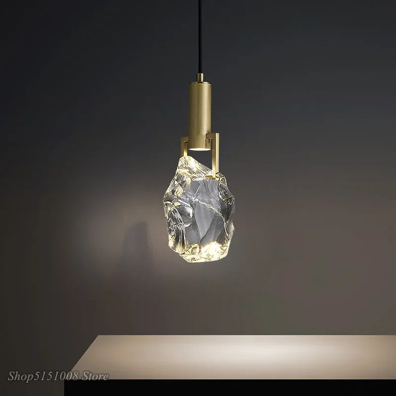 Nordic Gold Crystal Pendant Light