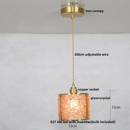 Decorbites™ Kristallglas LED-Hängeleuchte für Küche Esszimmer Bar Luxus-Kunst-Dekoration