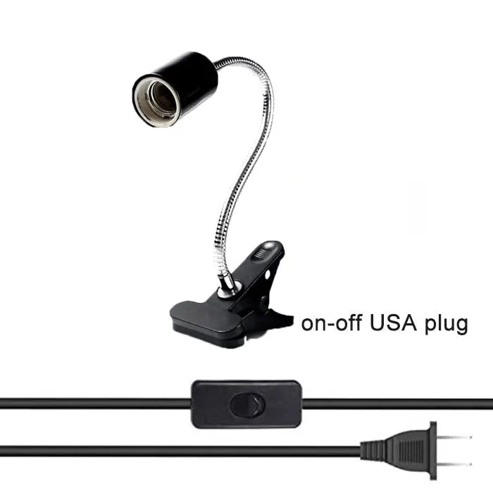 Decorbites™ verstellbarer Gänsehals-Klemmleuchtenhalter für Zuhause, Büro und Nachttisch