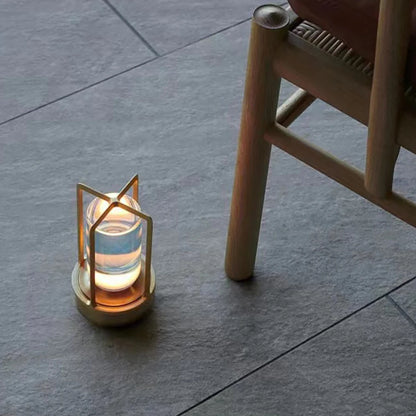 LED kristall tisch lampe Kunststoff Wiederaufladbare touch nacht lampe Schlafzimmer Nachttisch lampe Restaurant dekorative lampe 