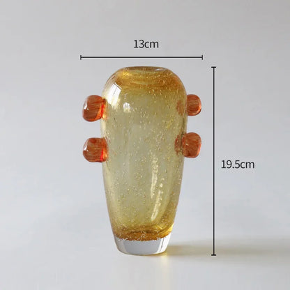 Decorbites™ Kreative Blasen-Glasvase Hydroponik Schreibtisch-Dekoration Künstliche Blumen Raumdekoration