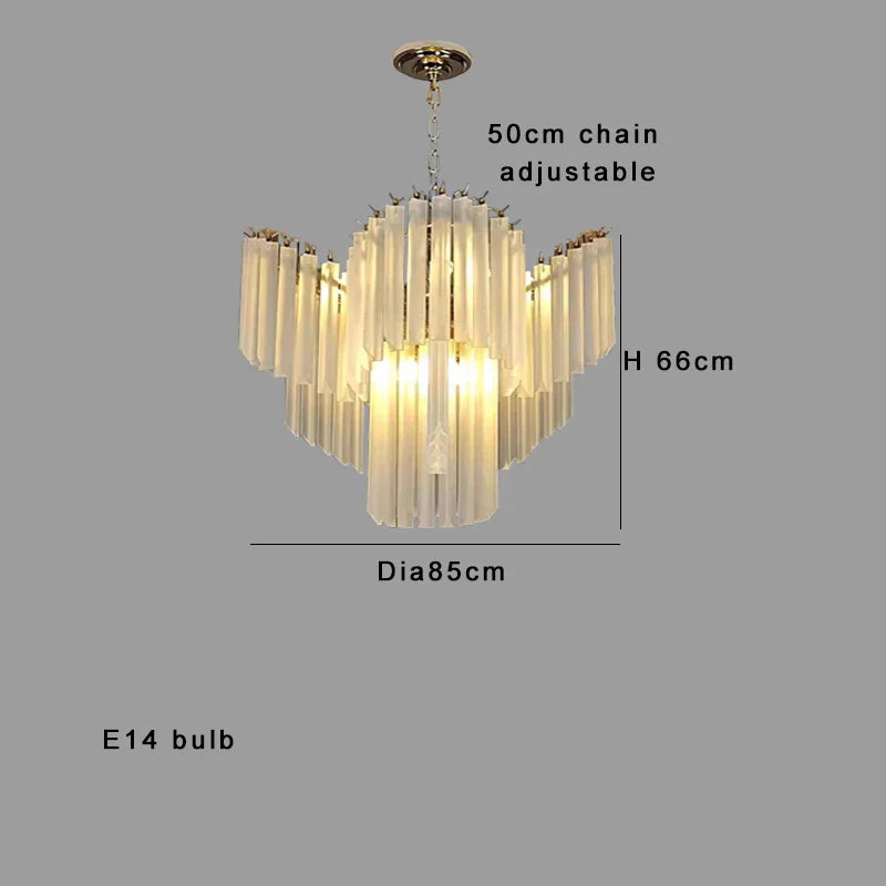 Decorbites™ Kristallglas-Lüster Elegantes Luxus Vintage-Hängeleuchte Französische Lampen