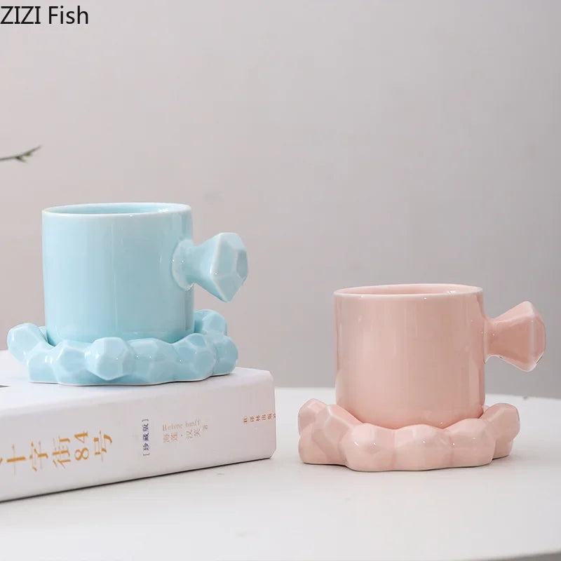Decorbites™ Diamant-Porzellan-Kaffeetassen-Set