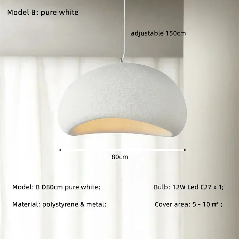Decorbites™ Japanischer Stil Wabi-Sabi LED-Hängeleuchter für die Dekoration von Wohnzimmer, Esszimmer oder Bar