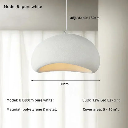 Decorbites™ Japanischer Stil Wabi-Sabi LED-Hängeleuchter für die Dekoration von Wohnzimmer, Esszimmer oder Bar