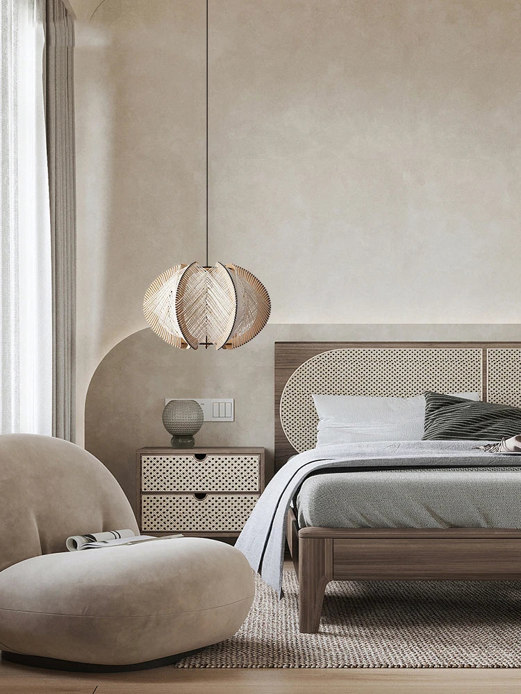Decorbites™ Handgefertigte Rattan-Hängeleuchte für Küstenhäuser & Resorts