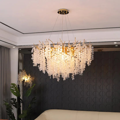 Decorbites™ Kristall-LED-Kronleuchter: Elegantes nordisches Ast-Design für Wohnzimmer, Hotel, Essbereich