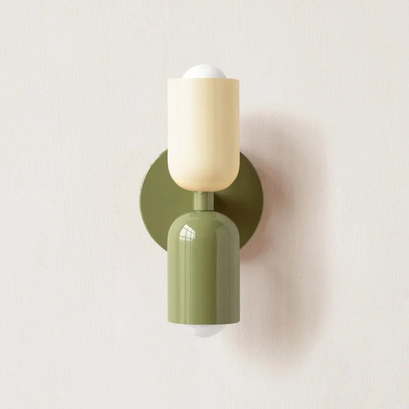 Decorbites™ LED-Wandleuchte Bunte Eisen-Doppelkopf Moderne Nachttischlampe