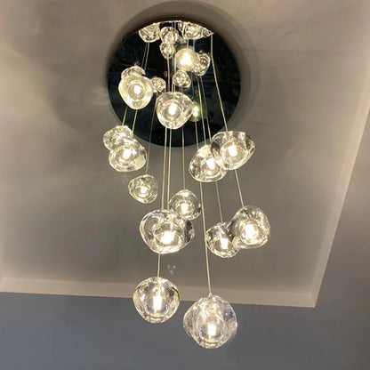 Decorbites™ Kristallkugel-Leuchter: Moderner LED-Treppenleuchter für Wohnzimmer und Küche