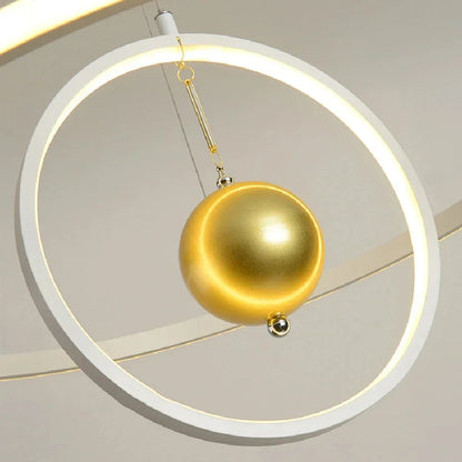 Decorbites™ Rundes Eisenkugel-Hängeleuchter LED-Beleuchtungseinrichtung