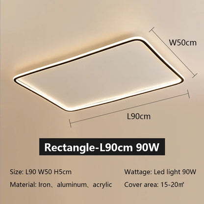 Decorbites™ LED-Deckenleuchte aus Eisen, dimmbar, modernes Lichtarmatur für das Wohnzimmer