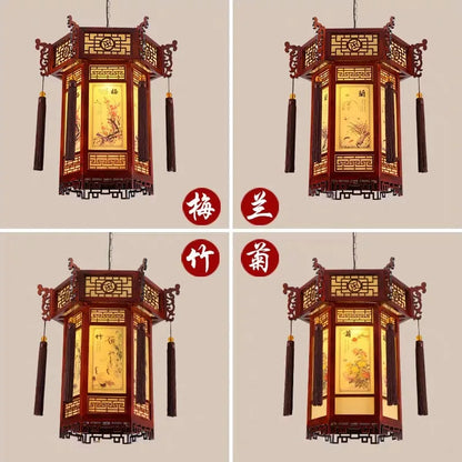 Decorbites™ Bambus-Laternen-Hängeleuchten: Klassische chinesische Schönheit für die Hausdekoration