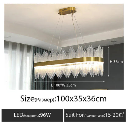 Decorbites™ Kristall-LED-Kronleuchter: Luxuriöse dimmbare Pendelleuchte für Schlafzimmer, Wohnzimmer, Esszimmer