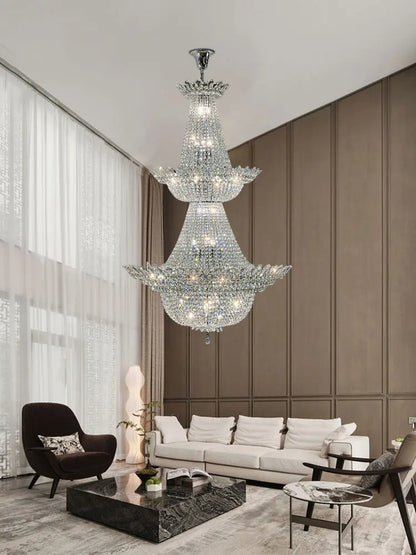 Decorbites™ Kristall-LED-Kronleuchter-Leuchte für luxuriöse Wohnzimmer-Dekoration