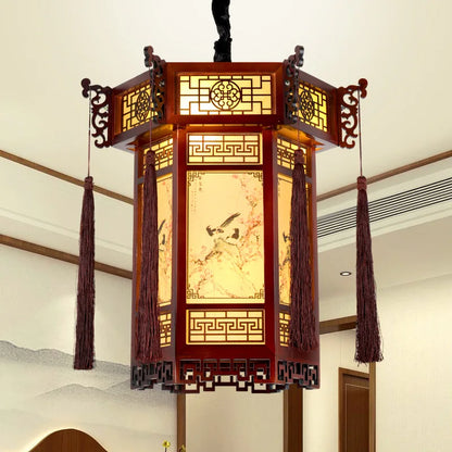 Decorbites™ Bambus-Laternen-Hängeleuchten: Klassische chinesische Schönheit für die Hausdekoration