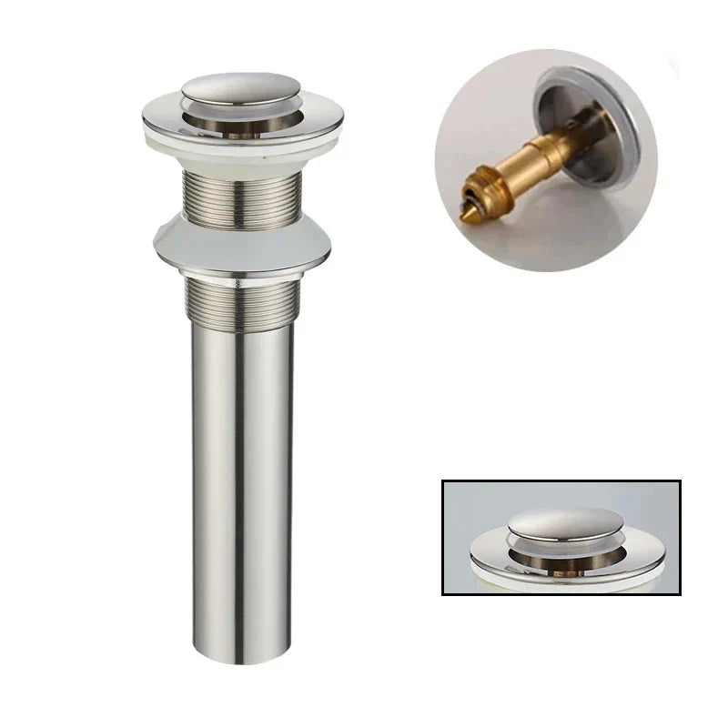 Gold Round Pop-up Drain