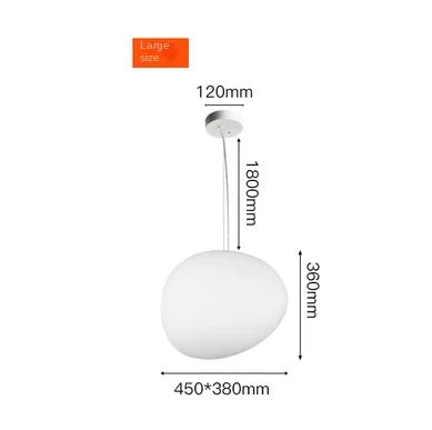 DecorBites™ Glass Ball LED Pendant Light for Modern Living Room Décor