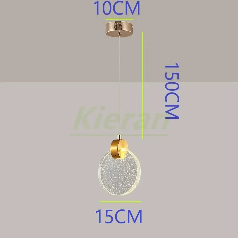 Decorbites™ Kristall-LED-Kronleuchter: Moderne 5-Kopf-Highlight für Schlafzimmer-, Bar- und Arbeitszimmerdekoration
