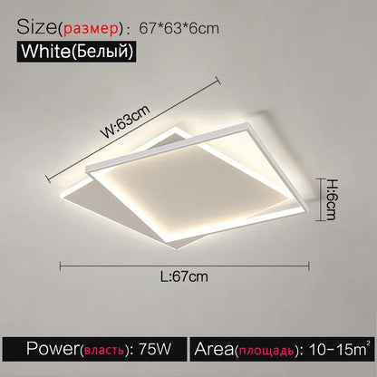 Decorbites™ LED-Deckenleuchte-Set – Modern minimalistisches nordisches Schlafzimmer-Wohnzimmer-Beleuchtung