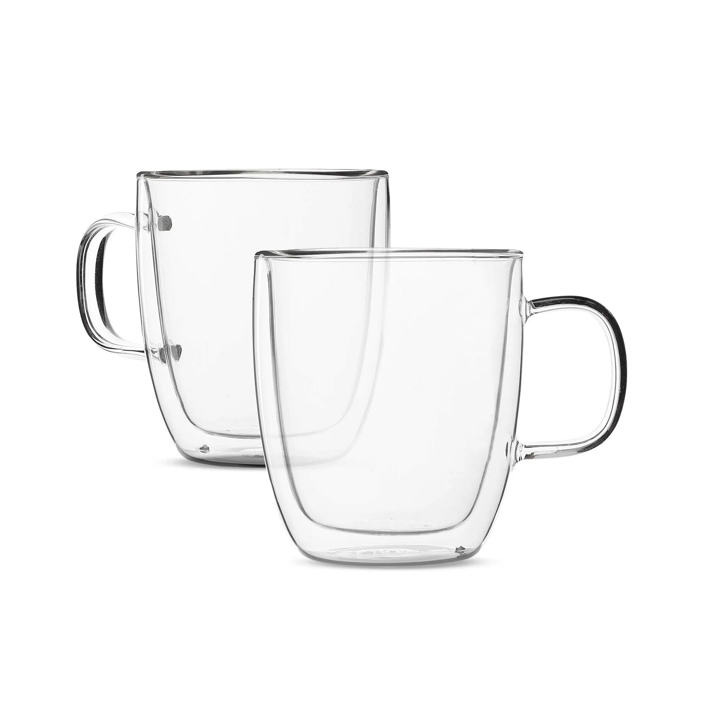 Decorbites™ Doppelwandiges Glas-Kaffeetasse 250/350 ml hitzebeständig für Latte Milch Zitronensaft