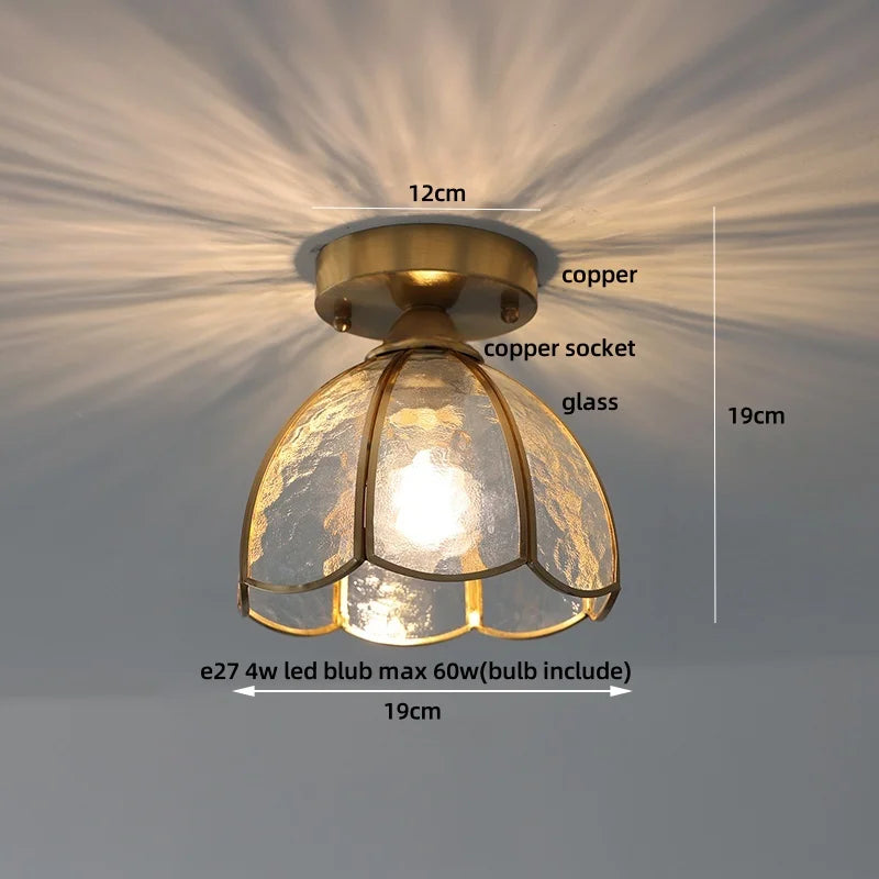 Decorbites™ Kristallglas Luxus-LED-Deckenleuchte für Flur, Schlafzimmer, Korridor und Innenraumdekoration