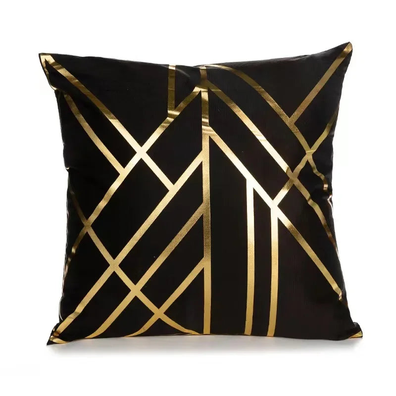 Decorbites™ Hahnentritt-Muster Kissenbezug 30x50 cm Schwarz und Weiß Bogen-Taille Kissenhülle