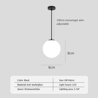 Decorbites™ Glas-Kugelleuchten: Elegante Globus-Hängeleuchten für Zuhause, Restaurant & Bar.