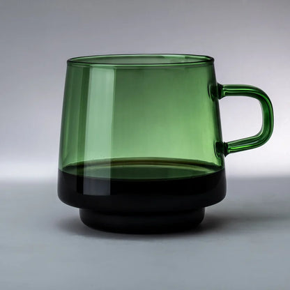 Decorbites™ 350ml Glas-Kaffeetasse Teetasse Saftbecher Hitzebeständig Langlebig Hochwertiges Borosilikatglas