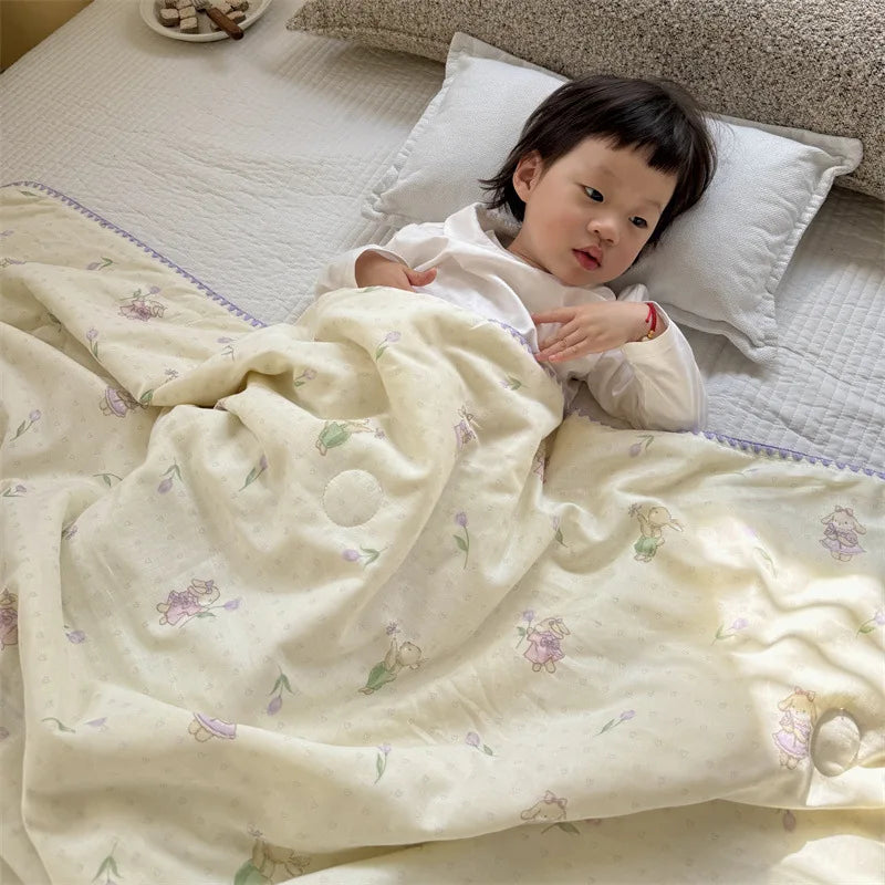 Printed Cooling Summer Blanket