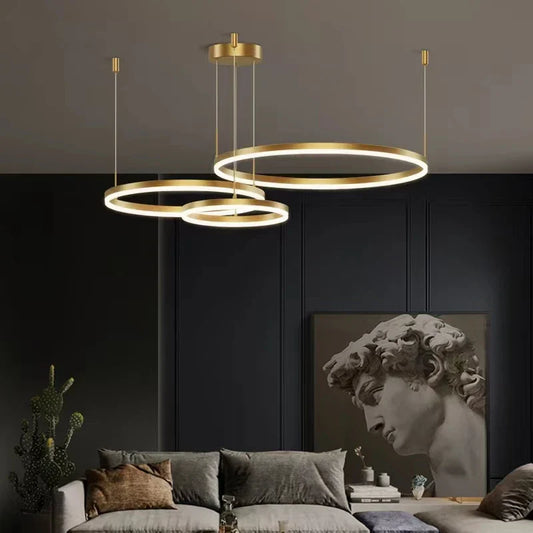 Decorbites™ Gold Ring Anhängerleuchten Kreis Acryl LED Deckenlampe