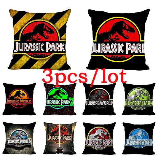 Decorbites™ Jurassic Park Dinosauren-Bezugs für Kissen im Wohnzimmer für Sofa und Sessel