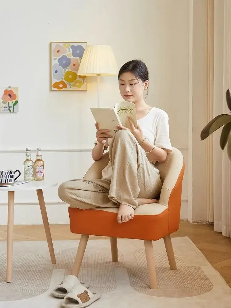 Decorbites™ Freizeit-Einzel-Sofasessel für Wohnzimmer, Schlafzimmer, Balkon, Hotel, Lounge – Gemütliche Gäste-Sitzgelegenheit