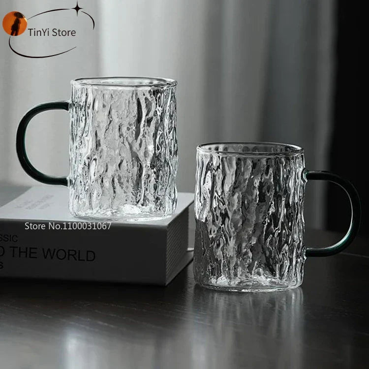 Decorbites™ Japanisches hitzebeständiges Glas-Griff-Wasser-Kaffee-Milch-Saft-Wein-Gläser