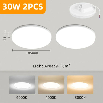 Decorbites™ LED-Deckenleuchter: Modernes 220V-Leuchten für das Wohnzimmer mit ultradünnem Design