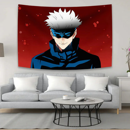 Decorbites™ Jujutsu Kaisen Anime-Wandteppich - 90x150 cm Ästhetische Raumdekoration & Wandkunst