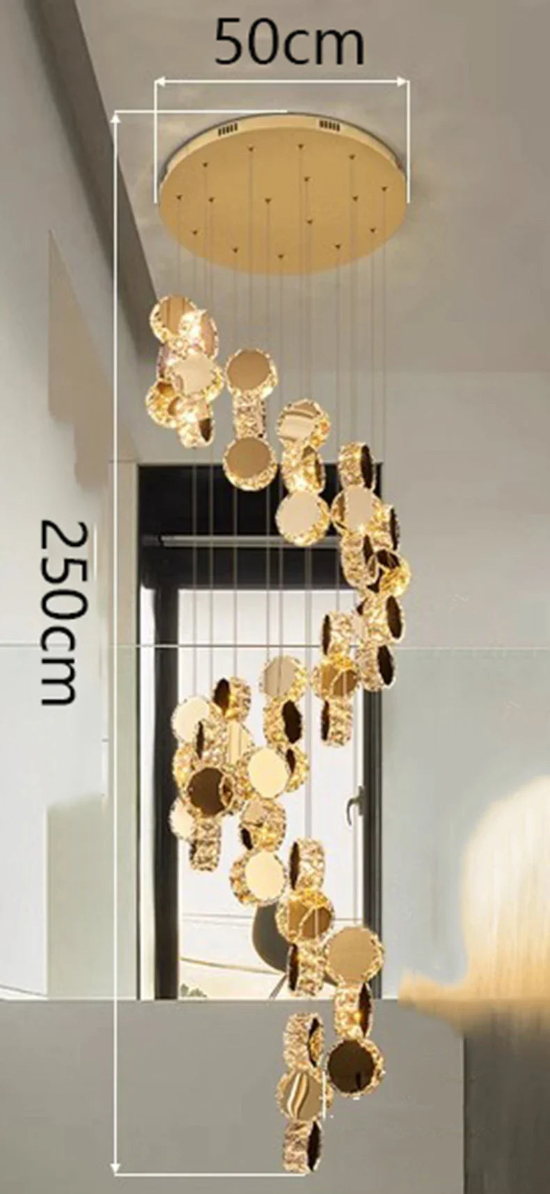 LED Modern Pendant Light 46-Head Design