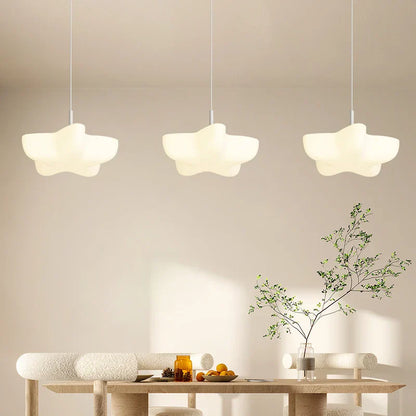DecorBites™ Cloud White Modern Chandelier Floating Pendant Lamp Kitchen Island Light
