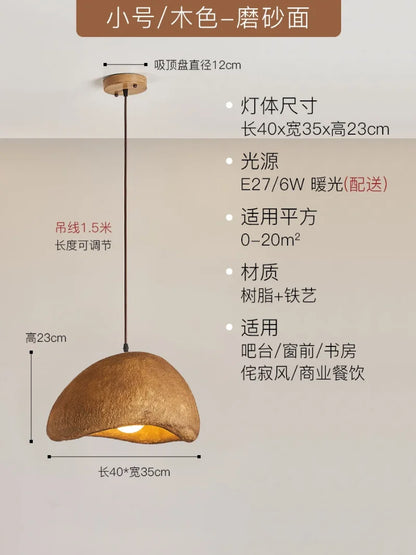 Decorbites™ Japanische Harz-Hängeleuchten für Esszimmer und Heimdekoration - Kreative suspendierte Leuchte