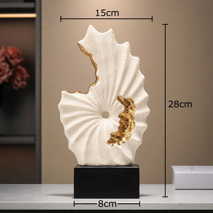 Decorbites™ Vergoldete Keramik-Landschaft Feng-Shui-Schreibtisch-Dekoration: Abstrakte Raumdekoration & Ästhetik
