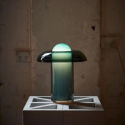 Green Glass Desk Lamp