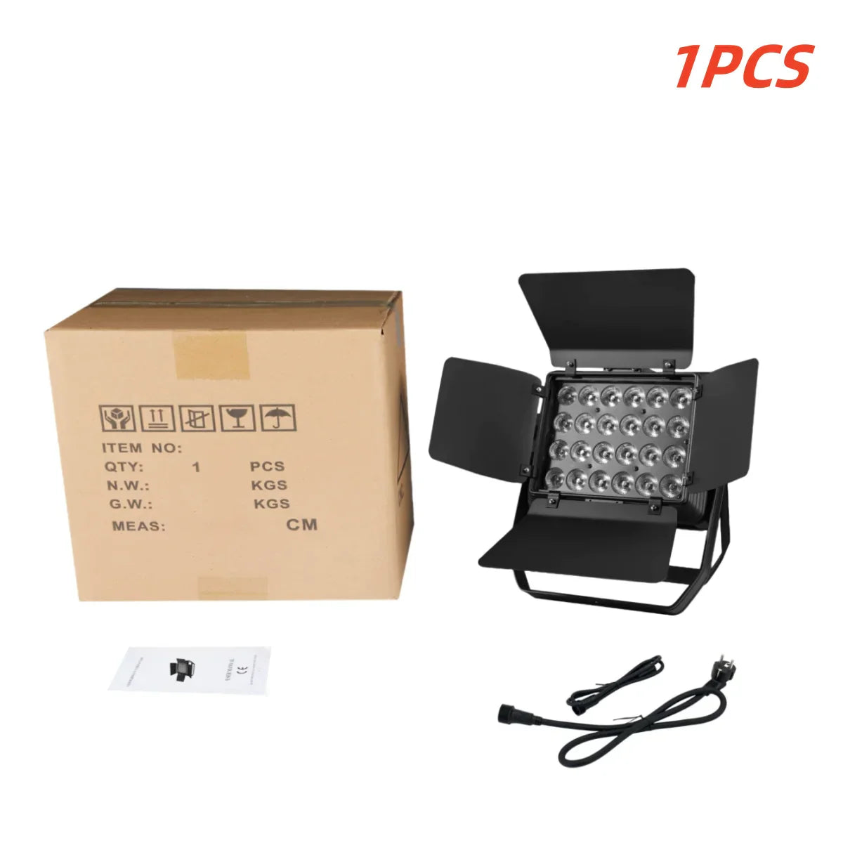 DecorBites™ LED Wall Wash Flood Light with Barn Doors for Disco Decoration in Cold & Warm White