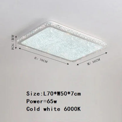 Decorbites™ Kristallrunde Deckenleuchte: Nordisches Lichtluxus LED-Beleuchtung für Zuhause im Schlafzimmer und Wohnzimmer